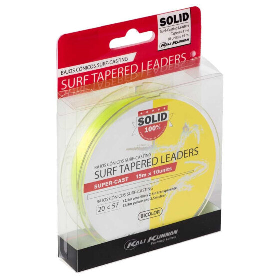 KALI KUNNAN Solid Surf 15 m Tapered Leader