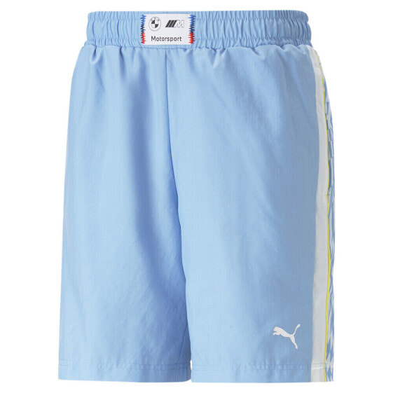 Puma Bmw Mms 8.5" Shorts Mens Blue Casual Athletic Bottoms 53840108