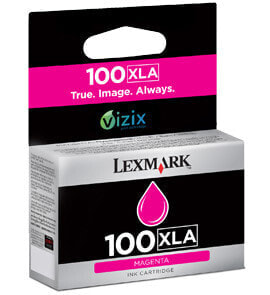 Lexmark 100XLA струйный картридж 1 шт Подлинный Высокая (XL) Пурпурный 14N1094