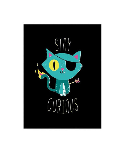 Michael Buxto Stay Curious Canvas Art - 15.5" x 21"
