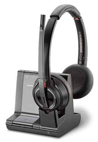 Poly W8220/A - UC - Wireless - Office/Call center - 20 - 20000 Hz - 160 g - Headset - Black