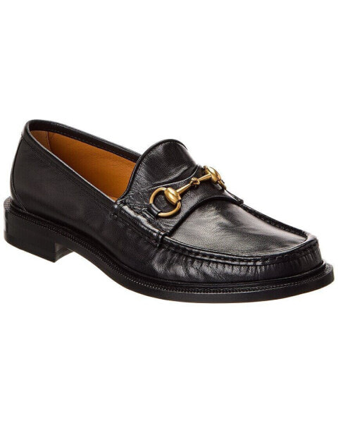 Gucci Horsebit Leather Loafer Men's Black 6