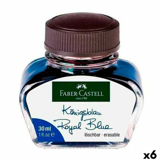 Ink Faber-Castell Blue 6 Pieces 30 ml
