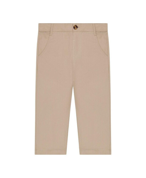 Baby Boys Khaki Twill Pants