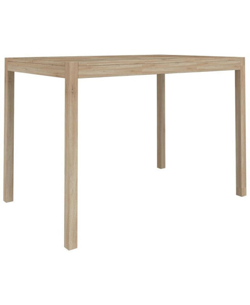 Dining Table 43.3"x27.6"x29.5" Solid Wood Acacia