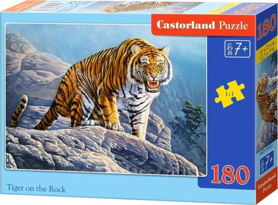 Пазл Castorland Тигр на скале 180 элементов