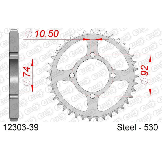 AFAM 12303 Rear Sprocket