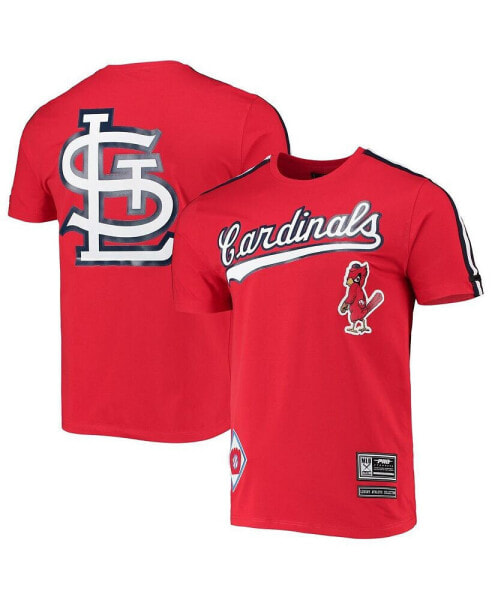 Men's Red St. Louis Cardinals Taping T-shirt
