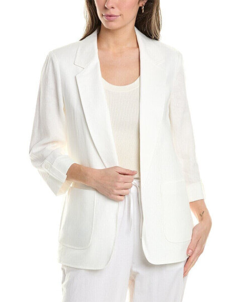 Jones New York Linen-Blend Jacket Women's