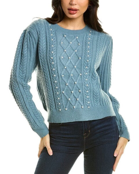 Gracia Bead Embellished Cable-Knit Sweater Women's