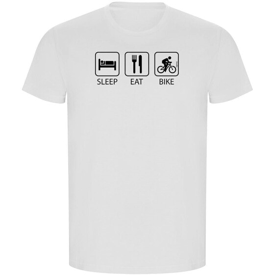 KRUSKIS Sleep Eat And Bike ECO short sleeve T-shirt