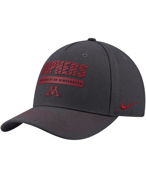 Men's Charcoal Minnesota Golden Gophers 2024 Sideline Performance Adjustable Hat