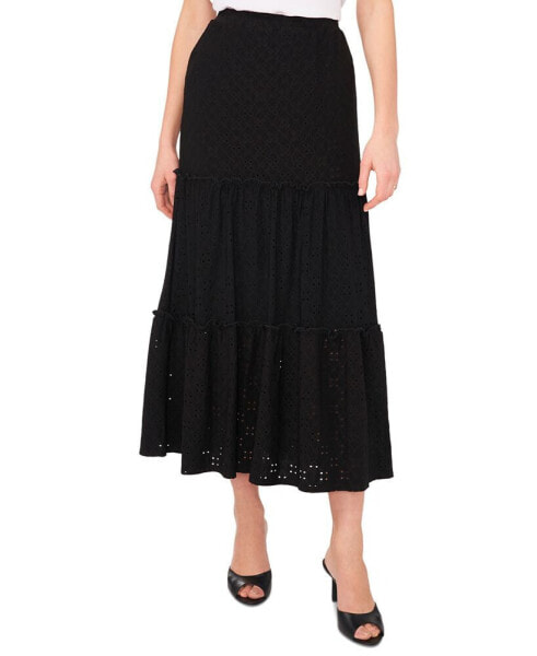 Юбка Sam & Jess Knit Eyelet Tiered Maxi