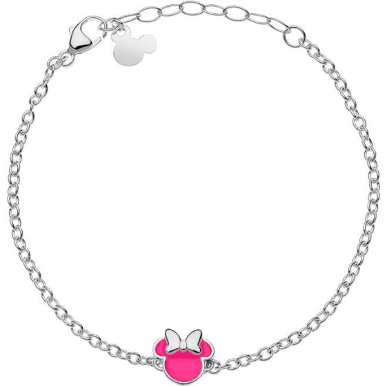 Charming silver Minnie Mouse bracelet BS00058SL-55.CS