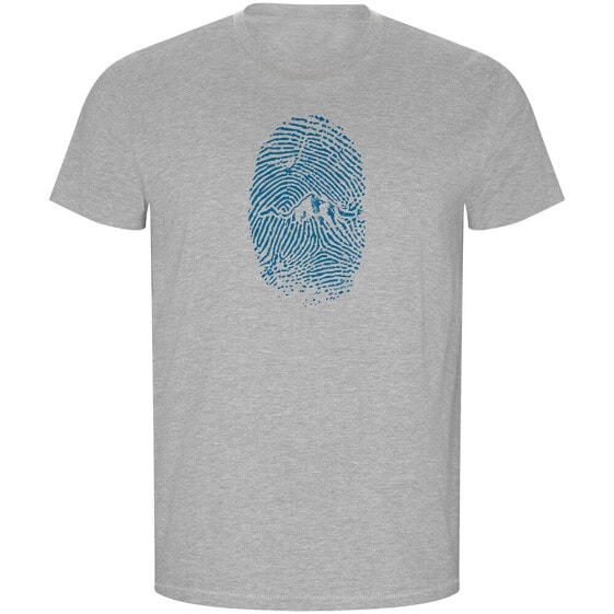 KRUSKIS Mountain Fingerprint ECO short sleeve T-shirt