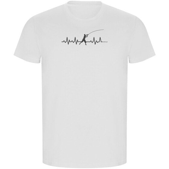 KRUSKIS Fishing Heartbeat ECO short sleeve T-shirt