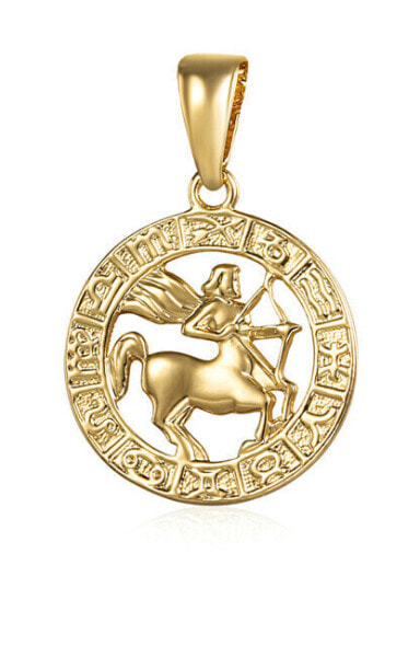 Gold-plated Sagittarius pendant SVLP0713XH2GOST