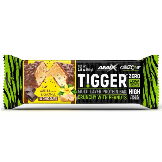 AMIX TiggerZero Multi-Layer 60g Protein Bar Vanilla&Caramel