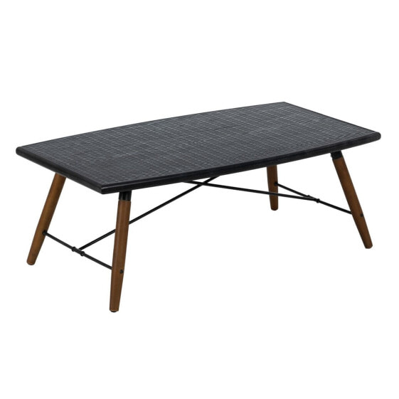 Журнальный столик BB Home OSLO Чёрный Натуральное Железо Деревянный MDF 109,5 x 60 x 40,5 см
