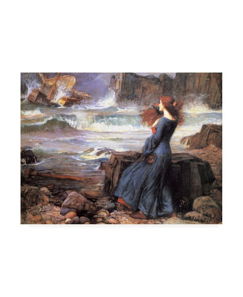 John William Waterhouse Miranda the Tempest Canvas Art - 27" x 33.5"