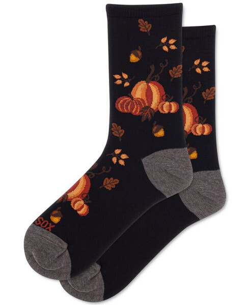 Women's Pumpkin Crew Socks