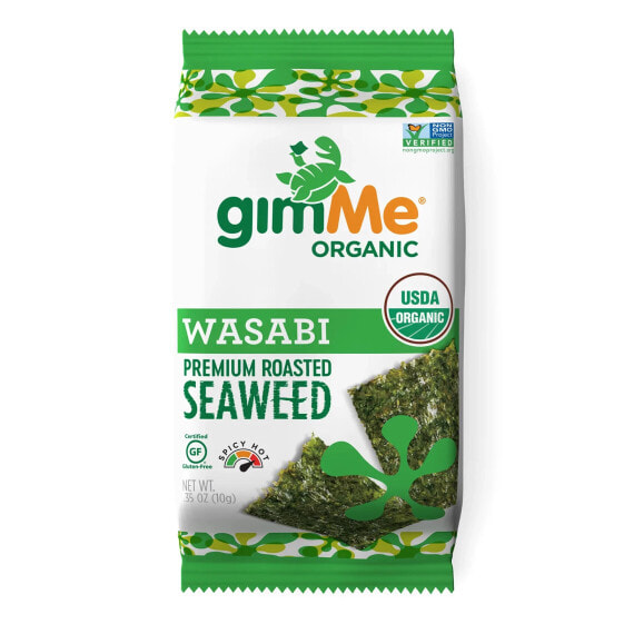 Roasted Seaweed Snacks, Wasabi, 0.35 oz (10 g)