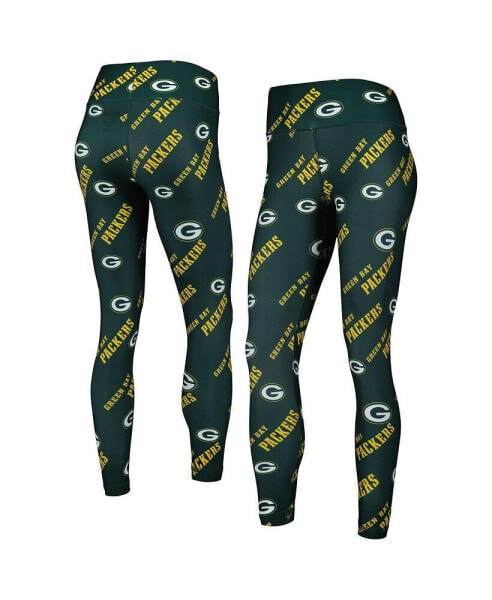 Брюки спортивные Concepts Sport леггинсы Green Bay Packers с принтом (женские)