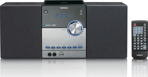 Музыкальный центр Lenco MC-150 с DAB+, FM радио, CD/MP3-плеером, Bluetooth и USB, пульт дистанционного управления, черный