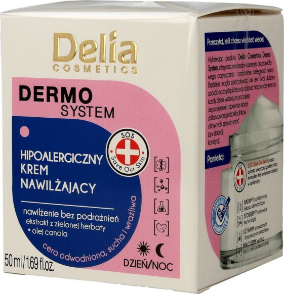 Delia Krem do twarzy Dermo System Tłusty przeciwzmarszczkowy 50ml