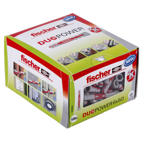 Крепежные дюбели Fischer DUOPOWER 6 х 50