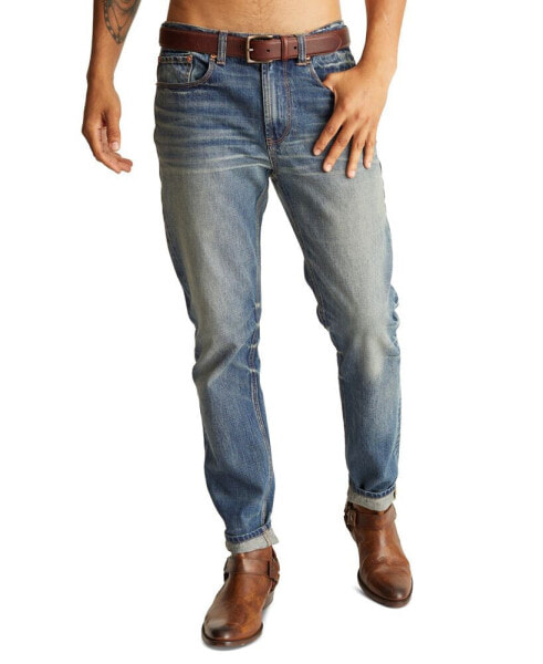 Men's Slim Straight Distressed Jeans