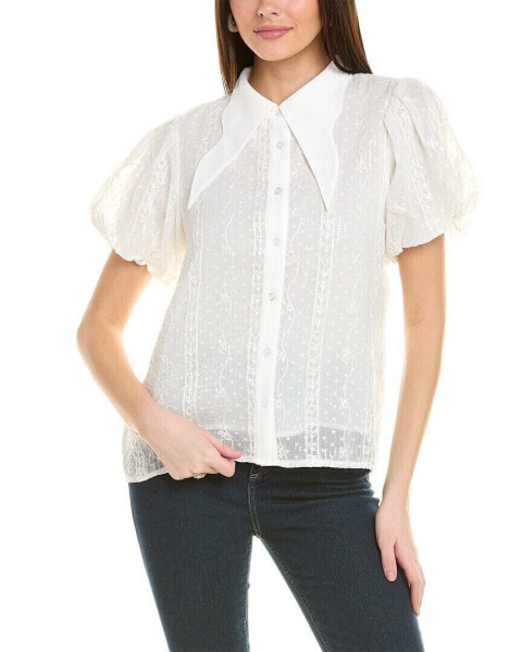 Gracia Shiny Mesh Shirt Women's