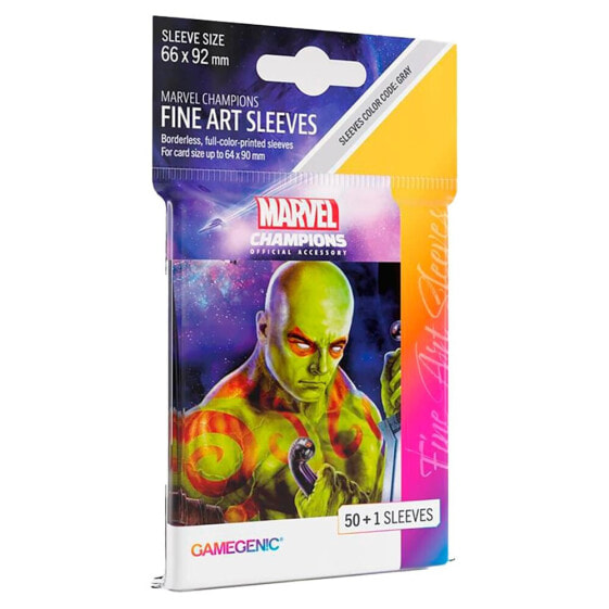 GAMEGENIC Card Sleeves Marvel Champions Drax 66x92 mm