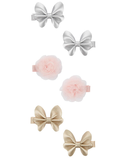 Аксессуары для девочек Carter's Baby 6-Pack Hair Clips