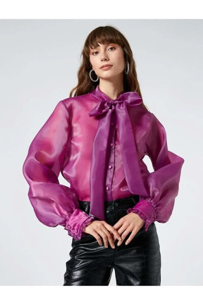 Блуза Koton Classic Beauty Purple