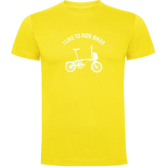 KRUSKIS I Like To Ride Bikes short sleeve T-shirt