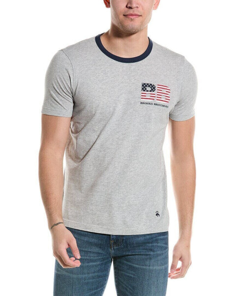 Brooks Brothers Flag Graphic T-Shirt Men's