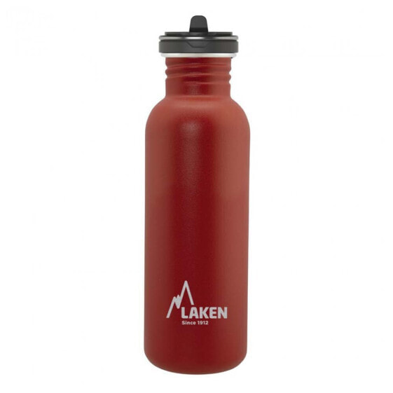 Бутылка для воды спортивная Laken Stainless Steel Basic Flow 750 мл