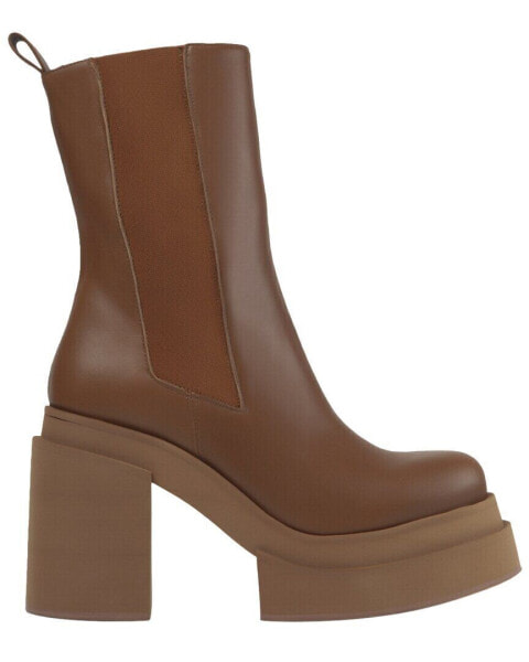 Paloma Barcelo Selene Leather Boot Women's Brown 41