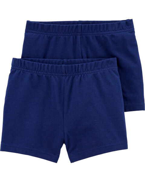 Toddler 2-Pack Navy Bike Shorts 4T