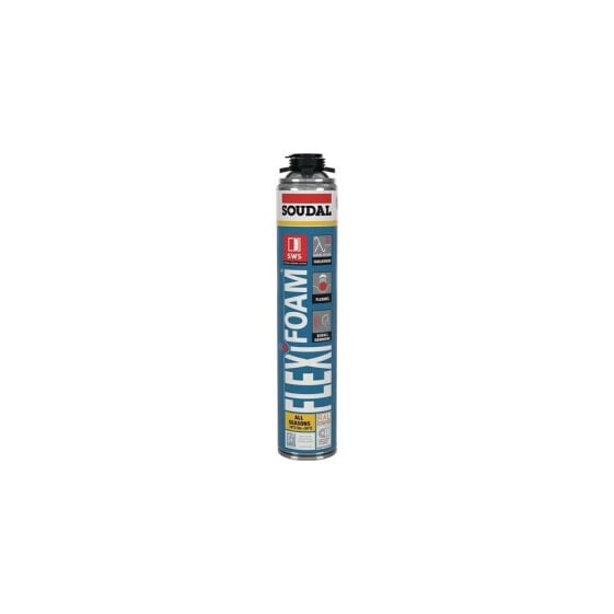 Soudal 1K-Pistolenschaum FLEXI FOAM 750 ml B2 blau ohne Einweghandschuhe , VE: 12