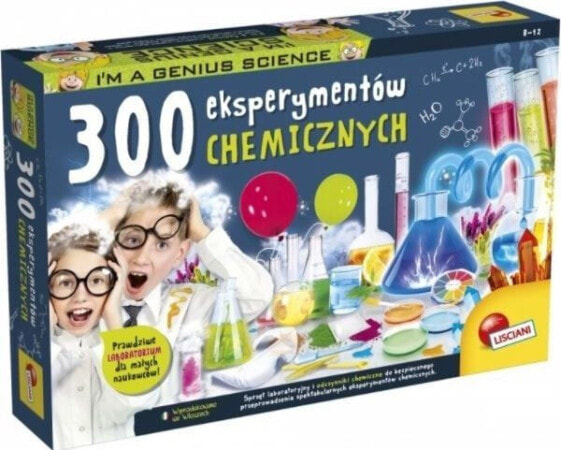 Lisciani Zestaw naukowy Im A Genius 300 eksperymentów chemicznych