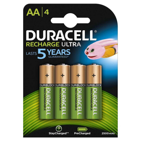 DURACELL Rechargeable AA Duralock 2400 4 Units