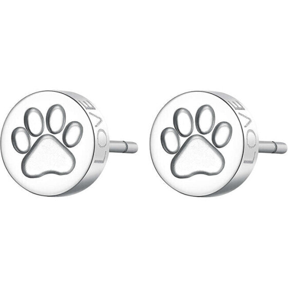 Beautiful steel paw earrings CLICK SCK60