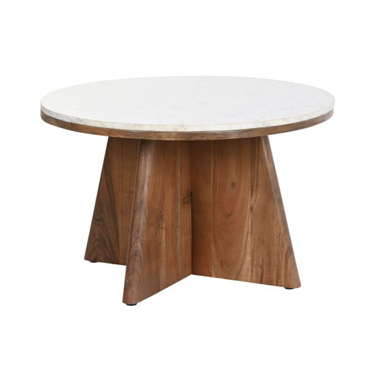 Кофейный столик DKD Home Decor Мрамор древесина акации (70 x 70 x 43 cm)
