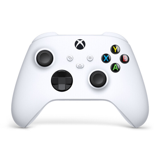 Microsoft Xbox Wireless Controller White - Беспроводной геймпад - Xbox Series S/X/One - Кнопка назад - D-pad - Кнопка меню - Кнопка режима - Кнопка опций - Кнопка старт - Кнопка вибрации Вкл/Выкл - Аналоговый/Цифровой - Проводной и беспроводной
