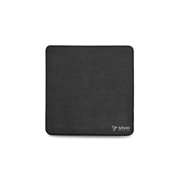 Savio Black Edition Precision Control S - Black - Monochromatic - Rubber - Non-slip base - Gaming mouse pad