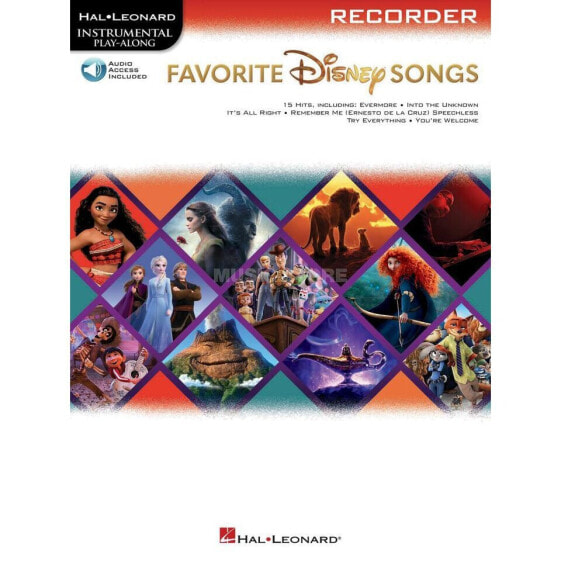 Hal Leonard Instrumental Play-Along: Favorite Disney Songs - Recorder