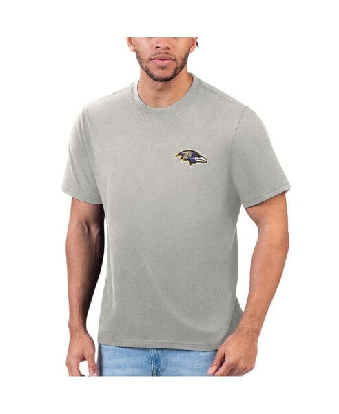 Men's Gray Baltimore Ravens T-Shirt