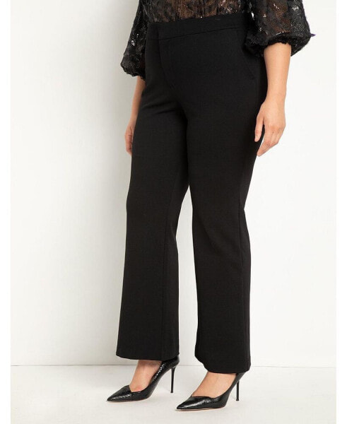 Plus Size Flare Leg Trouser